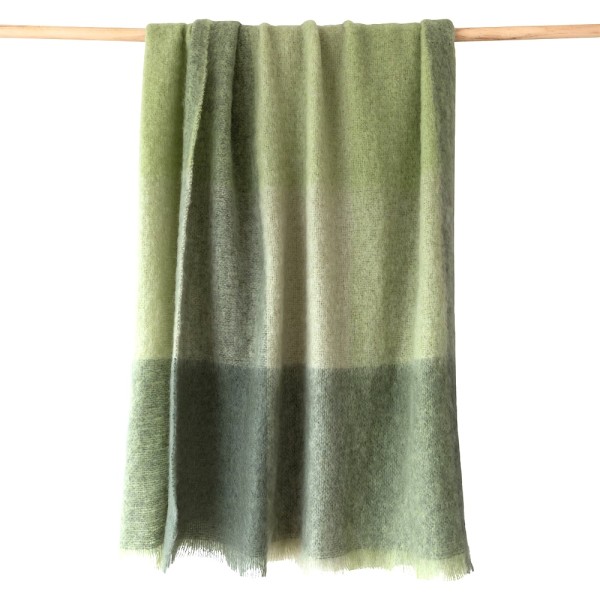 Irische Mohair Wohndecke von der Weberei JOHN HANLY & Co.
