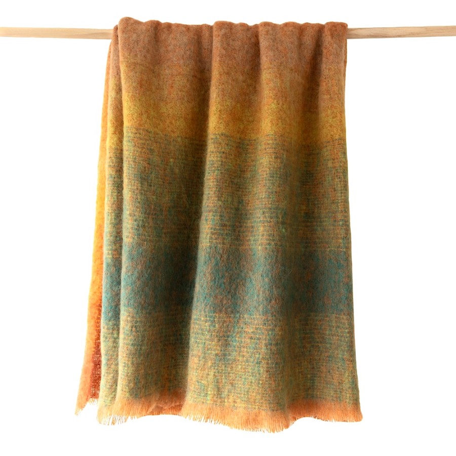 Irische Mohair Wohndecke von der Weberei JOHN HANLY & Co.