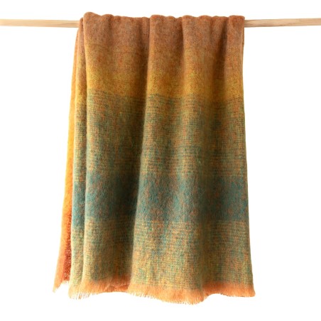 Irische Mohair Wohndecke von der Weberei JOHN HANLY & Co.