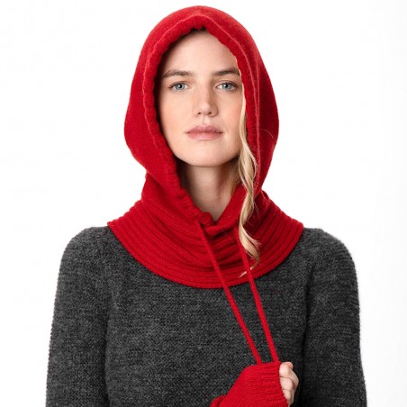 Hoodie von Fisherman out of Ireland - Farbe Robin Red