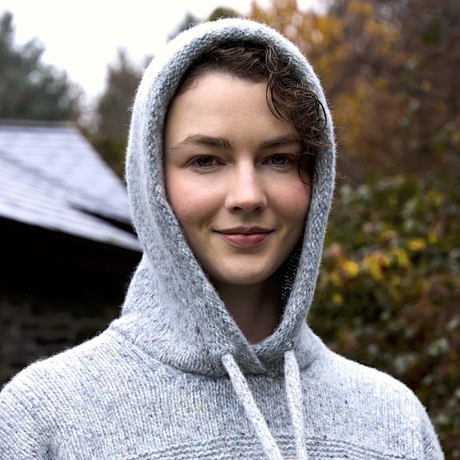 Merino-Kaschmir Hoodie von Fisherman out of Ireland