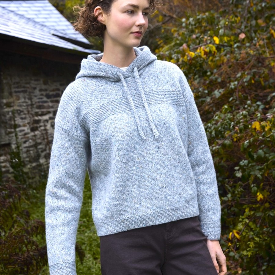 Merino-Kaschmir Hoodie von Fisherman out of Ireland