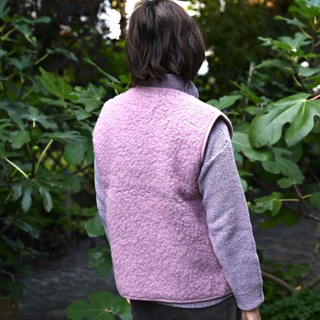 Sehr, sehr lässige Weste aus reiner Schafwolle von COLDBREAKER/YOKO WOOL aus Irland