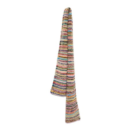 Gestreifter Schal von INTI Knitwear, handgestrickt, auch 100% Alpaka