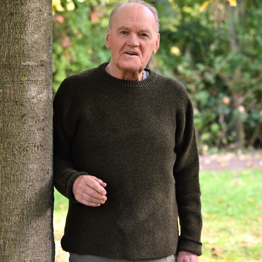 Model: Hans-Jürgen Mumme | Ken B. Merino-Kaschmir Pullover von Fisherman out of Irland