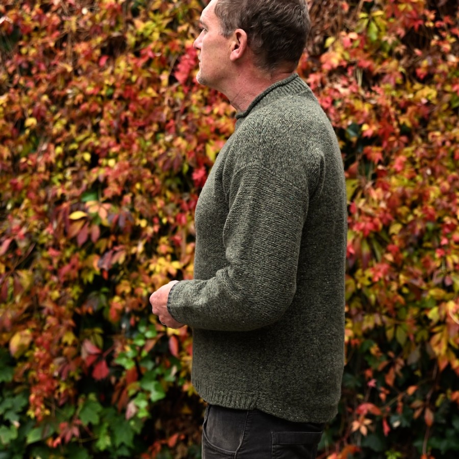 PADRAIC R. ist ein neuer Merino/Kaschmir Pullover von FISHERMAN out of IRELAND