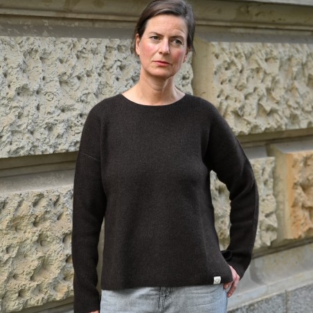 Loose Fit Wollpullover aus reiner mongolischer YAK Wolle. Von Steppenstrolch.